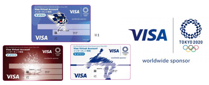 Visa東京2020オリンピック限定デザインVプリカ