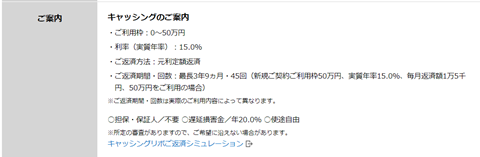 クレジットカード会社のWebページを見る