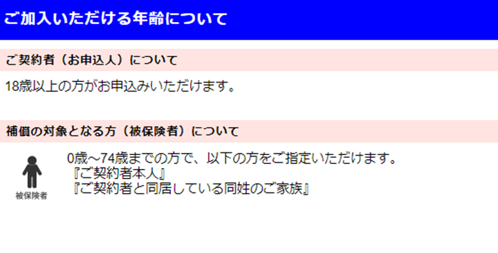 4.何歳まで補償が受けられるかを確認する