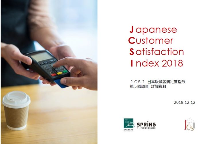 クレジットカードの「JCSI 日本版顧客満足度指数」調査結果