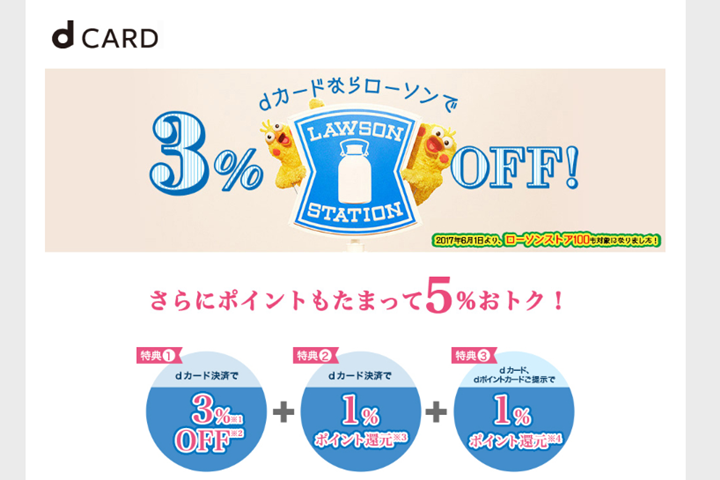 ローソンの買い物を常に5%引きにする「お得技」の概要